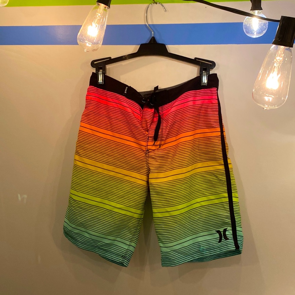 Rainbow Hurley SwimTrunks